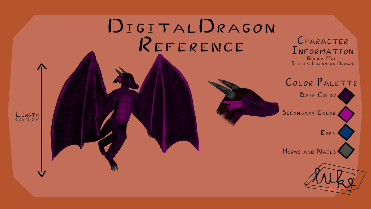 Anthro dragon refsheet